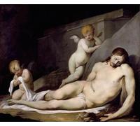 YIMACBJXX Famous Modern Prints Decorative Paintings Dead Christ by Lubin Baugin Poster Painting Art for Home Decor 60x90cm