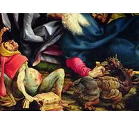 YIMACBJXX Famous Modern Prints Decorative Paintings Detail of the Temptation of Saint Anthony From the Isenheim Altarpiece by Matthias Grünewald Poster Painting Art for Home Decor 60x90cm