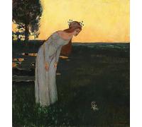 YIMACBJXX Famous Modern Prints Decorative Paintings Es war einmal. by Franz von Stuck Poster Painting Art for Home Decor 60x90cm