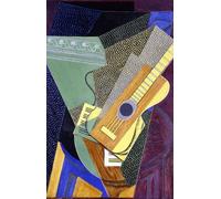 YIMACBJXX Famous Modern Prints Decorative Paintings Guitar on a Table Guitare Sur Une Table by Juan Gris Poster Painting Art for Home Decor 60x90cm