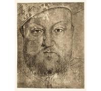 YIMACBJXX Famous Modern Prints Decorative Paintings Henry Viii Chalk Drawing by Hans Holbein Der Jüngere Poster Painting Art for Home Decor 60x90cm