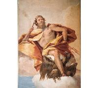YIMACBJXX Famous Modern Prints Decorative Paintings Jove the Thunderer with Bird by Battista Tiepolo Poster Painting Art for Home Decor 60x90cm