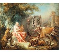 YIMACBJXX Famous Modern Prints Decorative Paintings Orpheus charms the animals by François Boucher Poster Painting Art for Home Decor 60x90cm