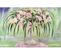 YIMACBJXX Famous Modern Prints Decorative Paintings Roses in an Art Nouveau Vase by Jacqueline Marval Poster Painting Art for Home Decor 60x90cm
