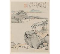 YIMACBJXX Famous Modern Prints Decorative Paintings Seasonal Landscapes Leaf C Previous Leaf by Xiao Yuncong Poster Painting Art for Home Decor 60x90cm