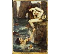 YIMACBJXX Famous Modern Prints Decorative Paintings Sweet Doing Nothing by John William Waterhouse Poster Painting Art for Home Decor 60x90cm