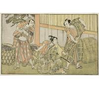 YIMACBJXX Famous Modern Prints Decorative Paintings the Actors Kasaya Matakuro Ii As Hagun Taro by Katsukawa Shunsho Poster Painting Art for Home Decor 60x90cm