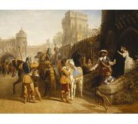 YIMACBJXX Famous Modern Prints Decorative Paintings the Countess of Der by Frederick Herring Senior Poster Painting Art for Home Decor 60x90cm
