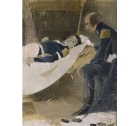 YIMACBJXX Famous Modern Prints Decorative Paintings the Death of Wilhelm Von Schwerin by Helene Schjerfbeck Poster Painting Art for Home Decor 60x90cm