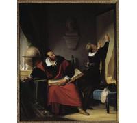YIMACBJXX Famous Modern Prints Decorative Paintings the Lecture of Henry Iv the Future King of France with His Preceptor by Evariste Poster Painting Art for Home Decor 60x90cm