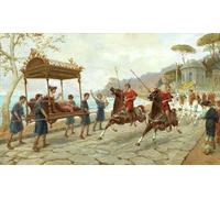 YIMACBJXX Famous Modern Prints Decorative Paintings the Road to Pompeii by Forti Poster Painting Art for Home Decor 60x90cm