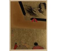 YIMACBJXX Famous Modern Prints Decorative Paintings Three Men Looking At Drawing by Shibata Zeshin Poster Painting Art for Home Decor 60x90cm