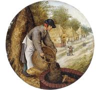YIMACBJXX Famous Modern Prints Decorative Paintings to Fill Up the Well After the Calf Has Drowned by Pieter Brueghel the Younger Poster Painting Art for Home Decor 60x90cm