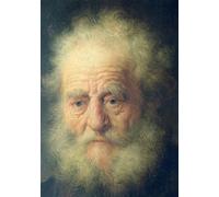 YIMACBJXX Famous Painting Colorful Art Print Art Painting Bust of an old man with a gold chain detail by Rembrandt van Rijn Abstract Picture Canvas for Home Decor 60x90cm