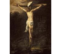 YIMACBJXX Famous Painting Colorful Art Print Art Painting Christ on the Cross by Bartolomé Esteban Murillo Abstract Picture Canvas for Home Decor 60x90cm