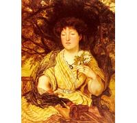 YIMACBJXX Famous Painting Colorful Art Print Art Painting May Memories by Madox Brown Abstract Picture Canvas for Home Decor 60x90cm