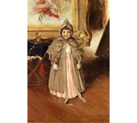 YIMACBJXX Famous Painting Colorful Art Print Art Painting My Little Daughter Dorothy by William Merritt Abstract Picture Canvas for Home Decor 60x90cm