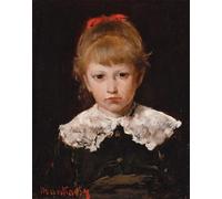 YIMACBJXX Famous Painting Colorful Art Print Art Painting Portrait of a Girl by Mihaly Munkacsy Abstract Picture Canvas for Home Decor 60x90cm