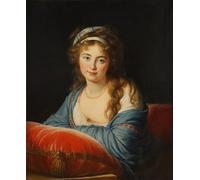 YIMACBJXX Famous Painting Colorful Art Print Art Painting Portrait of Countess Yekaterina Skavronskaya Née Von Engelhardt by Elisabeth Louise Vigee Lebrun for Home Decor 60x90cm
