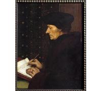 YIMACBJXX Famous Painting Colorful Art Print Art Painting Portrait of Erasmus of Rotterdam Desiderius Erasmus Roterdamus by Hans Holbein the Younger Abstract Picture Canvas for Home Decor 60x90cm
