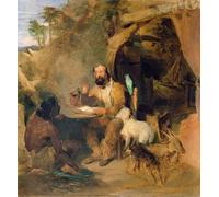 YIMACBJXX Famous Painting Colorful Art Print Art Painting Robinson Crusoe by Edwin Landseer Abstract Picture Canvas for Home Decor 60x90cm