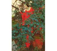 YIMACBJXX Famous Painting Colorful Art Print Art Painting So for a Heart beat She Saw Him by Howard Pyle Abstract Picture Canvas for Home Decor 60x90cm