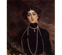 YIMACBJXX Famous Painting Modern Prints Decorative Paintings a Cantora De Opera Lina Cavalieri by Giovann Poster Painting Art for Home Decor 60x90cm