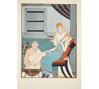 YIMACBJXX Famous Painting Modern Prints Decorative Paintings Blood Letting From the Foot Illustration From the Works of Hippocrates by Kuhn Regnier Poster Painting Art for Home Decor 60x90cm