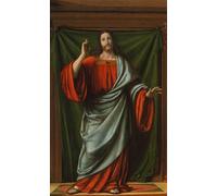 YIMACBJXX Famous Painting Modern Prints Decorative Paintings Christ Blessing by Andrea Solario Poster Painting Art for Home Decor 60x90cm