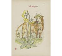 YIMACBJXX Famous Painting Modern Prints Decorative Paintings Flowers From Shakespeares Garden by Walter Crane Poster Painting Art for Home Decor 60x90cm