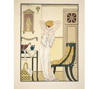 YIMACBJXX Famous Painting Modern Prints Decorative Paintings Hair Washing Illustration From the Works of Hippocrates by Kuhn Regnier Poster Painting Art for Home Decor 60x90cm