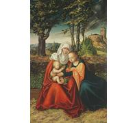 YIMACBJXX Famous Painting Modern Prints Decorative Paintings Hus Giving Communion to the Princes of the House of Saxony by Lucas Cranach the Elder Poster Painting Art for Home Decor 60x90cm