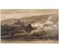 YIMACBJXX Famous Painting Modern Prints Decorative Paintings Ilkley Yorkshire by Girtin Poster Painting Art for Home Decor 60x90cm