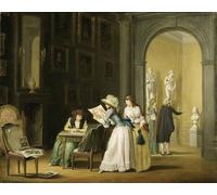 YIMACBJXX Famous Painting Modern Prints Decorative Paintings Interior From an Art Collection by Pehr Hilleström Poster Painting Art for Home Decor 60x90cm