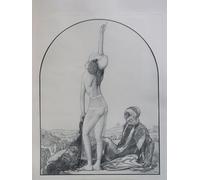 YIMACBJXX Famous Painting Modern Prints Decorative Paintings Judith of Bethulia by Leon Bakst Poster Painting Art for Home Decor 60x90cm