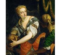 YIMACBJXX Famous Painting Modern Prints Decorative Paintings Judith with the Head of Holophernes by Paolo Veronese Poster Painting Art for Home Decor 60x90cm