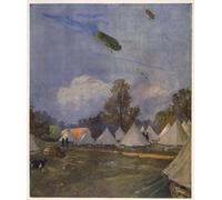 YIMACBJXX Famous Painting Modern Prints Decorative Paintings Kite Balloons Roehampton by Lavery Poster Painting Art for Home Decor 60x90cm