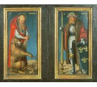 YIMACBJXX Famous Painting Modern Prints Decorative Paintings Lady and Child by Lucas Cranach the Elder Poster Painting Art for Home Decor 60x90cm