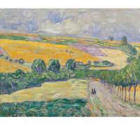YIMACBJXX Famous Painting Modern Prints Decorative Paintings Landscape Near Oberweimar by Christian Rohlfs Poster Painting Art for Home Decor 60x90cm