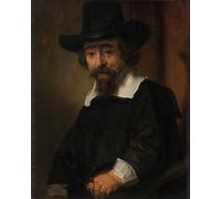 YIMACBJXX Famous Painting Modern Prints Decorative Paintings Portrait of Dr Bueno Jewish Physician and Writer Rembrandt Poster Painting Art for Home Decor 60x90cm