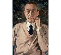 YIMACBJXX Famous Painting Modern Prints Decorative Paintings Portrait of the Composer Sergei Vasilievich Rachmaninov by Konstantin Andreevic Somov Poster Painting Art for Home Decor 60x90cm