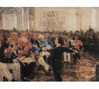 YIMACBJXX Famous Painting Modern Prints Decorative Paintings Study for Alexander Pushkin At the Lyceum by Il Ya Repin Poster Painting Art for Home Decor 60x90cm