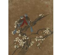 YIMACBJXX Famous Painting Modern Prints Decorative Paintings Ten Pictures of Birds and Flowers by Ming Dynasty Chinese School Poster Painting Art for Home Decor 60x90cm