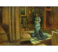YIMACBJXX Famous Painting Modern Prints Decorative Paintings the Eve of St. Agnes by John Everett Millais Poster Painting Art for Home Decor 60x90cm