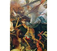 YIMACBJXX Famous Painting Modern Prints Decorative Paintings the Fall of the Rebel Angels Detail of the Middle Angel by Pieter Bruegel the Elder Poster Painting Art for Home Decor 60x90cm