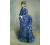 YIMACBJXX Famous Painting Modern Prints Decorative Paintings the Parisian by Pierre Auguste Renoir Poster Painting Art for Home Decor 60x90cm