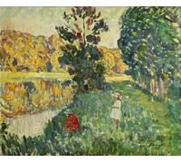 YIMACBJXX Famous Painting Modern Prints Decorative Paintings the Ponds of St Peter by Henri Lebasque Poster Painting Art for Home Decor 60x90cm