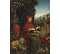 YIMACBJXX Famous Painting Pictures Paintings Artwork For Walls Altarpiece of the Virgin or So Called Princes Altarpiece by Lucas Cranach the Elder Vintage Wall Art for Home Decor 60x90cm