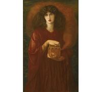 YIMACBJXX Famous Painting Pictures Paintings Artwork For Walls by Dante Gabriel Charles Rossetti Vintage Wall Art for Home Decor 60x90cm