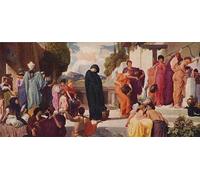 YIMACBJXX Famous Painting Pictures Paintings Artwork For Walls Captive Andromache by Frederic Leighton Vintage Wall Art for Home Decor 60x90cm